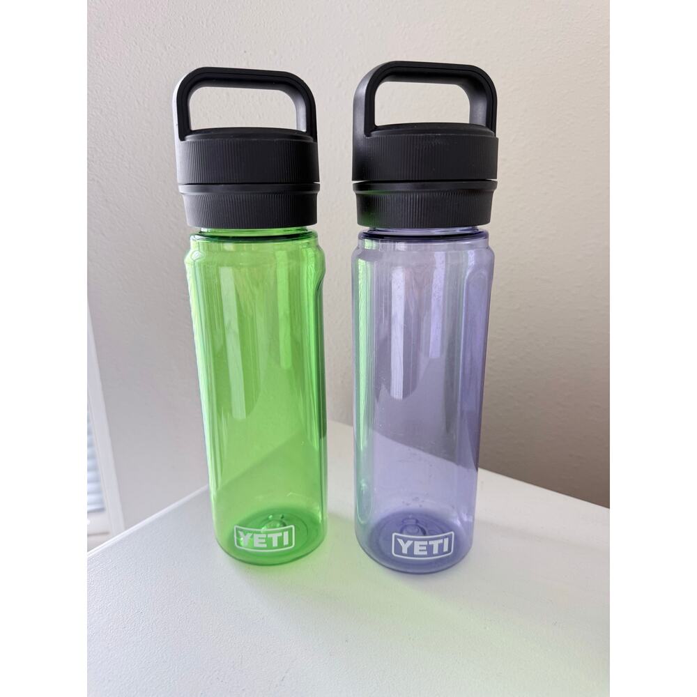 YETI | Lot of 2 | Green Purple Yonder Water Bottle 25oz Yonder Chug Cap